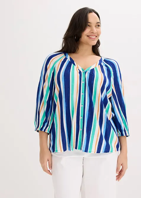 Blouse van gestructureerde viscose, bonprix