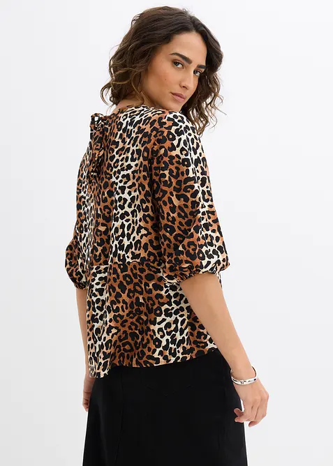 Blouse van fijne viscosemix, bonprix