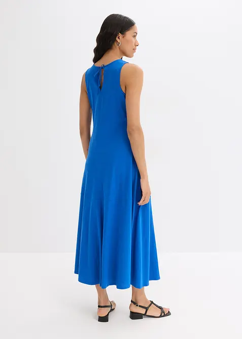 Jurk met spaghettibandjes van biologisch katoen, bonprix