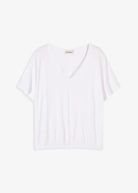 Oversized shirt in een viscosemix, bonprix