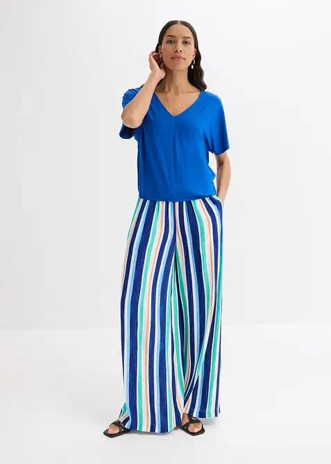 Oversized shirt in een viscosemix, bonprix