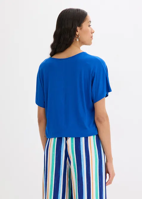 Oversized shirt in een viscosemix, bonprix