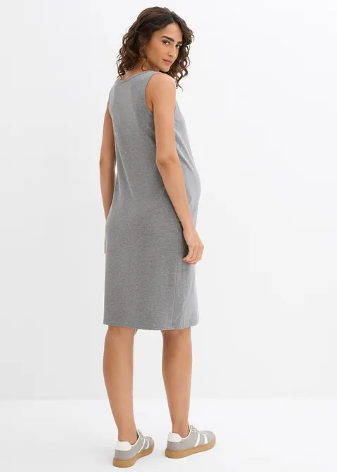 Zwangerschapsjurk/voedingsjurk van katoen-jersey (set van 2), bonprix