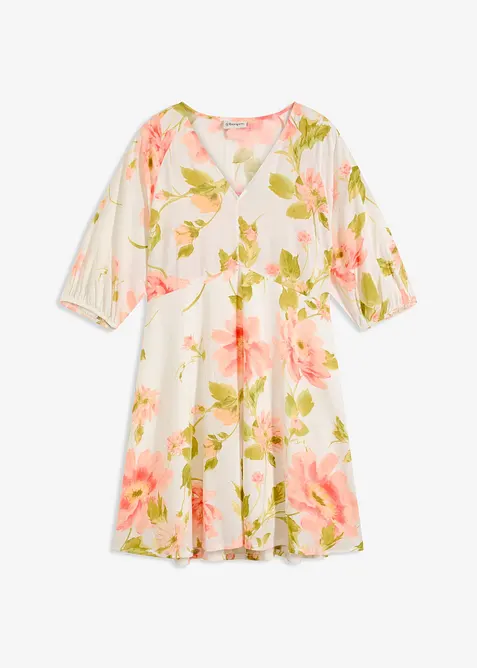 Gedessineerde tuniekjurk van soepele viscose, bonprix