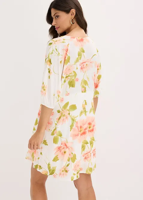 Gedessineerde tuniekjurk van soepele viscose, bonprix