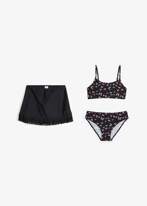 Bikini en rokje (3-dlg. set), bonprix