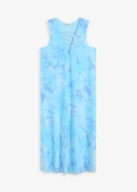 Midi jurk met mesh, bonprix