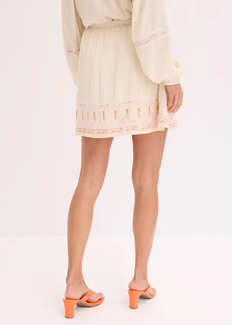 Minirok met borduursel, bonprix