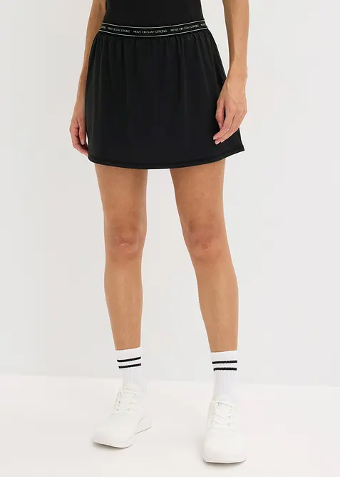 Ultra lichte rok met ge&iuml;ntegreerde short, bonprix