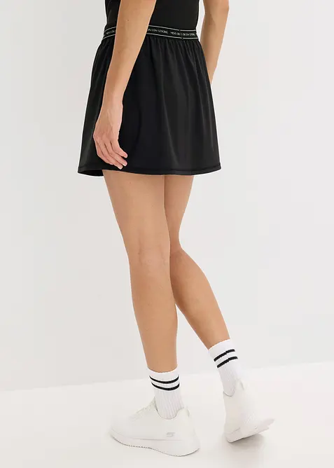 Ultra lichte rok met ge&iuml;ntegreerde short, bonprix