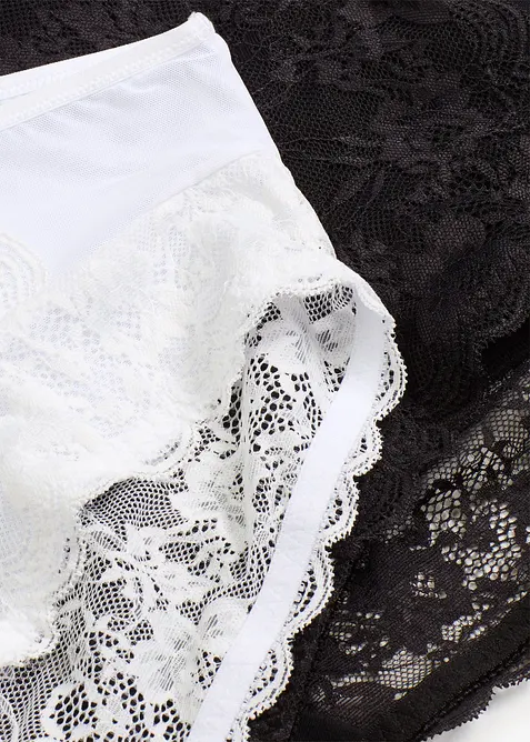 Maxislip (set van 2) met sierlijk kant, bonprix