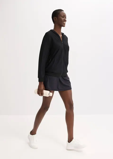 Transparante outdoor oversized jas van mesh, bonprix