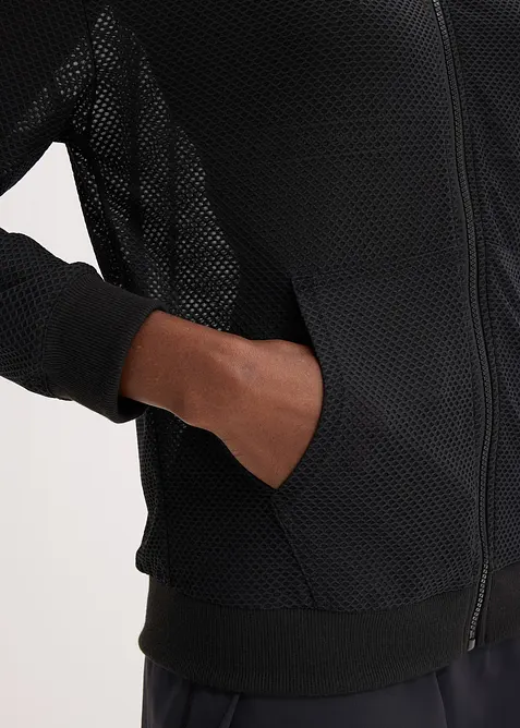 Transparante outdoor oversized jas van mesh, bonprix