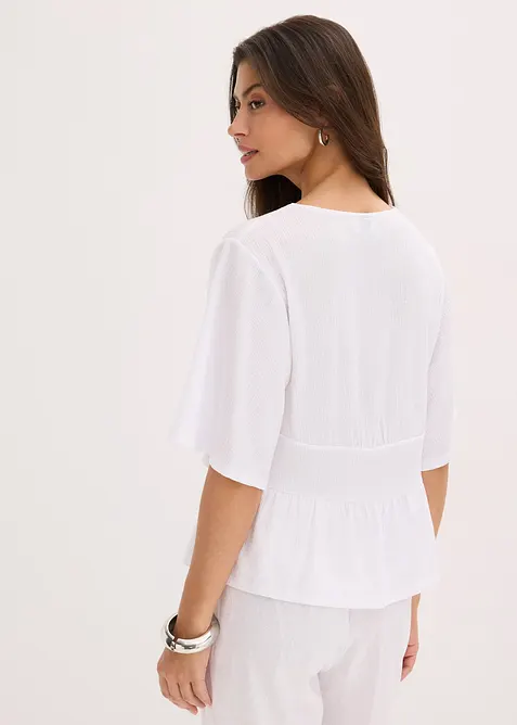 Shirt tuniek met kant, bonprix