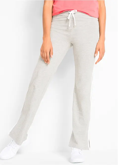 Jersey broek van katoen met stretch (set van 2), bonprix