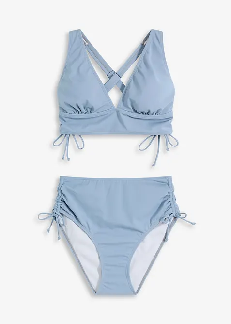 Bikini met gekruiste bandjes (2-dlg. set), bonprix