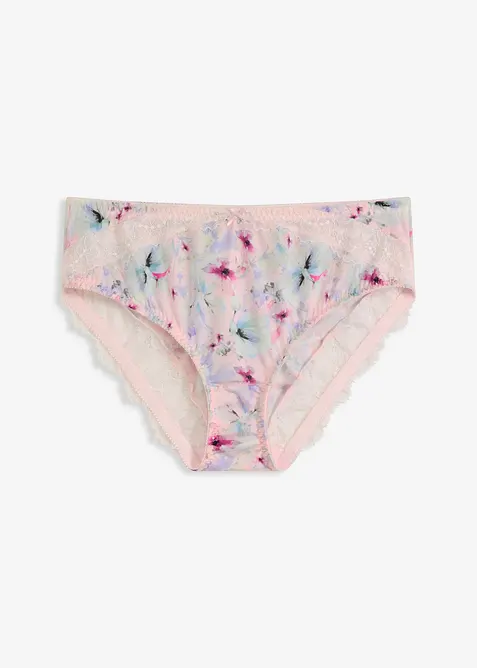 Maxislip met glanseffect (set van 2), bonprix