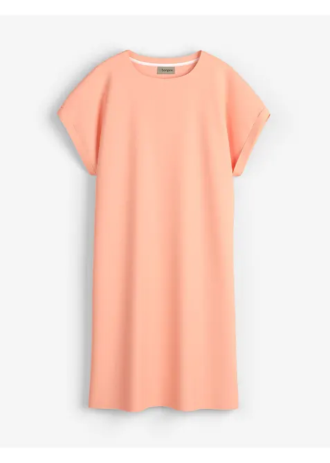 Mini jurk met zakken van stevie interlock, bonprix