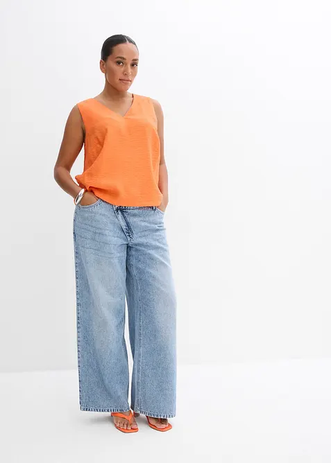 Blousetop gemaakt van een zachte viscosemix, bonprix