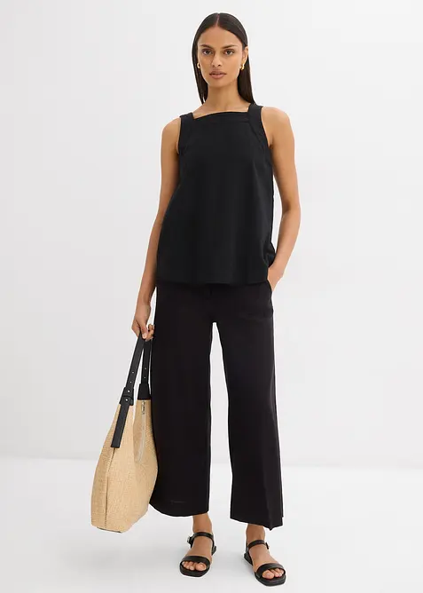 Culotte met een elastische tailleband in een soepele viscosemix, bonprix