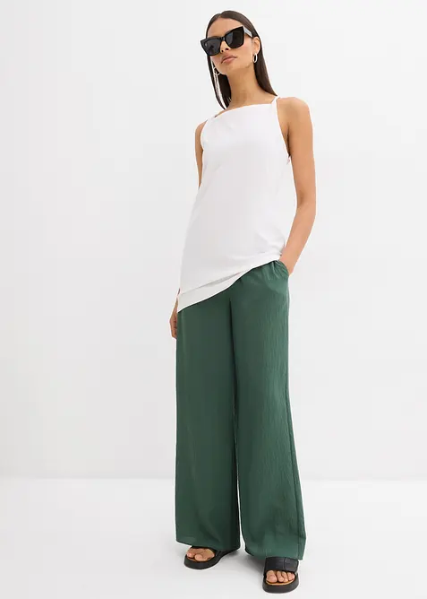 Top van een elastische katoenmix, bonprix