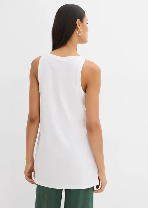 Top van een elastische katoenmix, bonprix