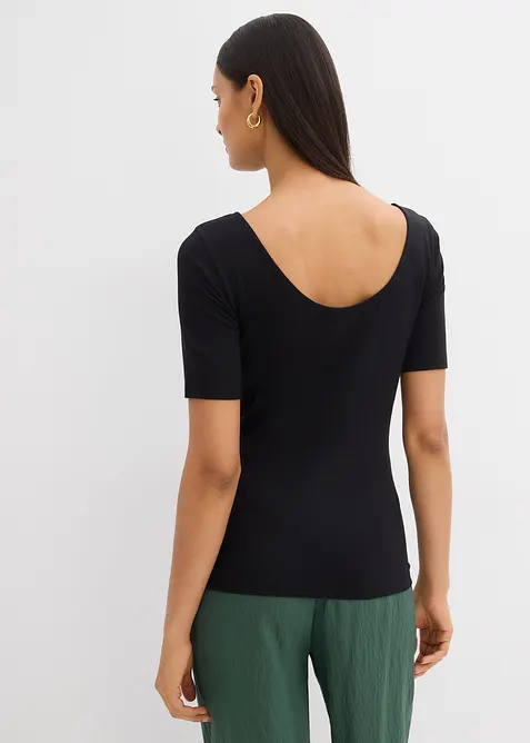 T-shirt van fijne viscose, bonprix