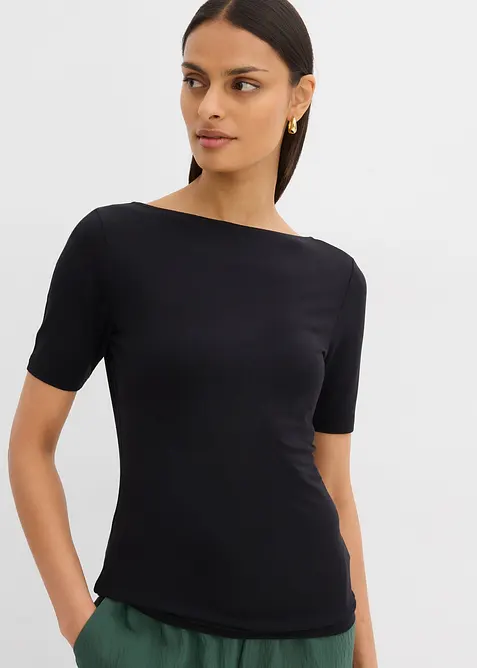 T-shirt van fijne viscose, bonprix