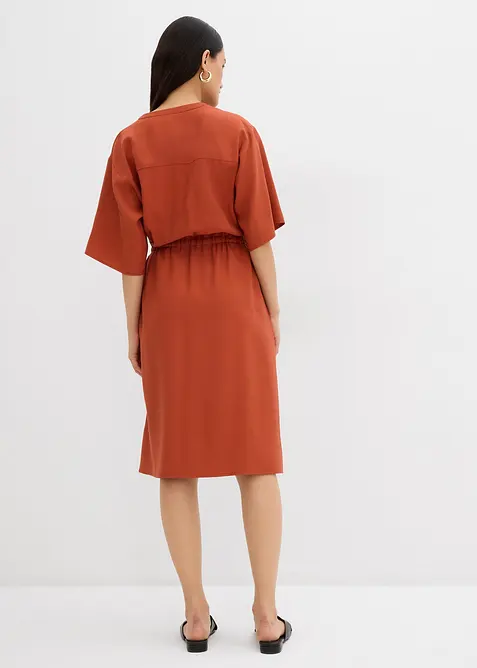 Kaftan jurk van fijne viscose, bonprix