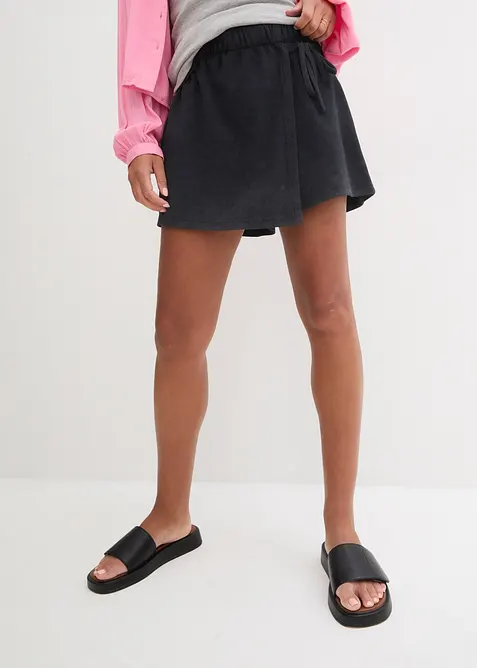 Broekrok met elastische band en strikkoordjes opzij, bonprix