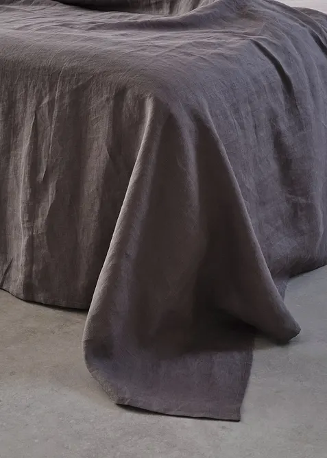 Veelzijdige linnen plaid van hooge kwaliteit, bonprix