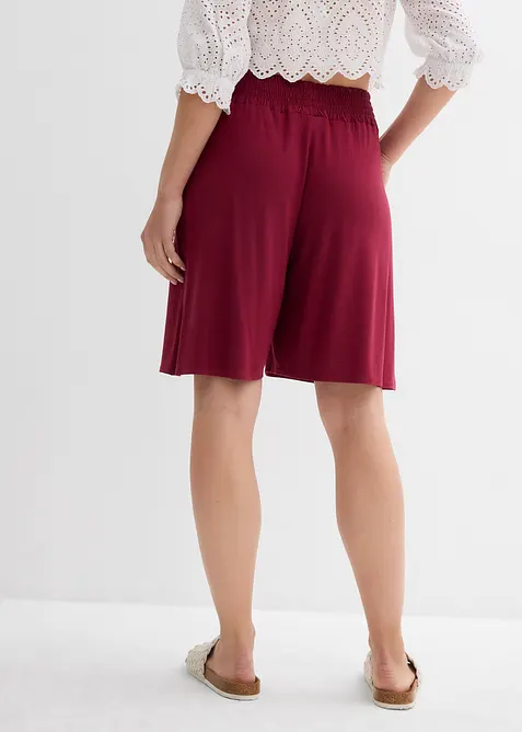 Wijde jersey bermuda in een viscosemix, bonprix