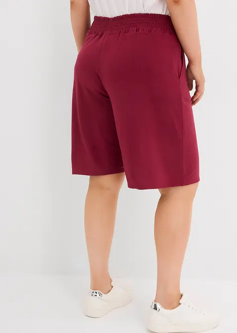 Wijde jersey bermuda in een viscosemix, bonprix