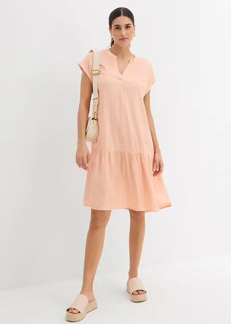 Knielange tuniekjurk van viscose, bonprix