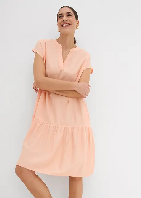 Knielange tuniekjurk van viscose, bonprix