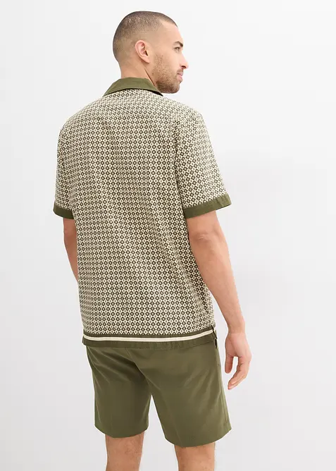 Linnen overhemd met korte mouwen, bonprix