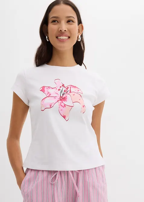 T-shirt van biologisch katoen, bonprix