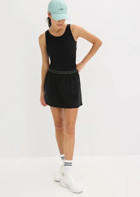 Ultra lichte rok met ge&iuml;ntegreerde short, bonprix