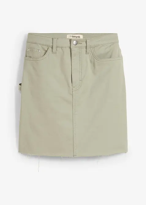 Minirok van een elastische katoenmix, bonprix