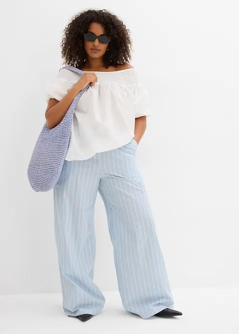 Instapbroek van puur katoen, bonprix