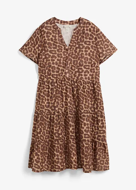 Jurk van zachte mouselline, bonprix