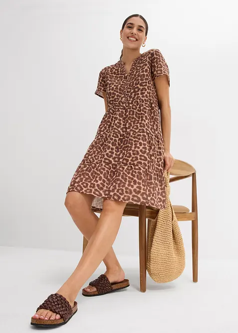 Jurk van zachte mouselline, bonprix