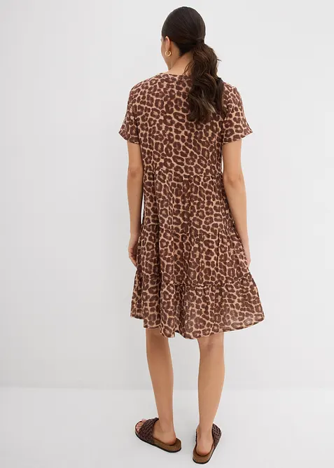 Jurk van zachte mouselline, bonprix