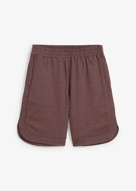 Wijde sweat short van een katoenmix, bonprix