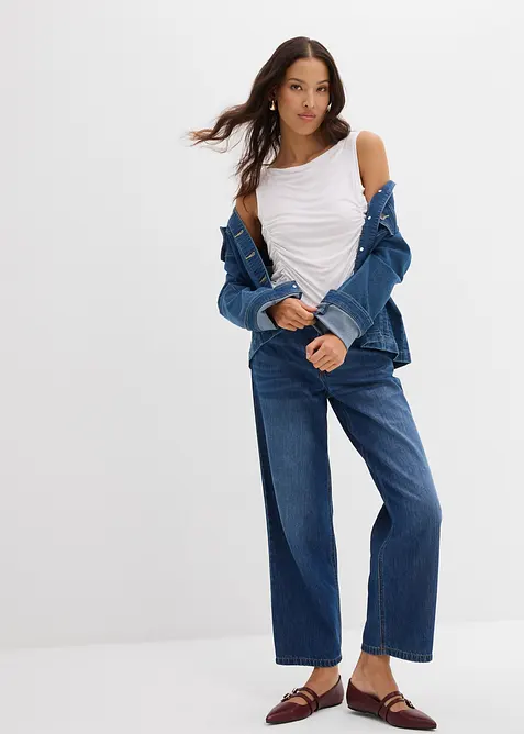 Tanktop van een zachte viscose-mix, bonprix