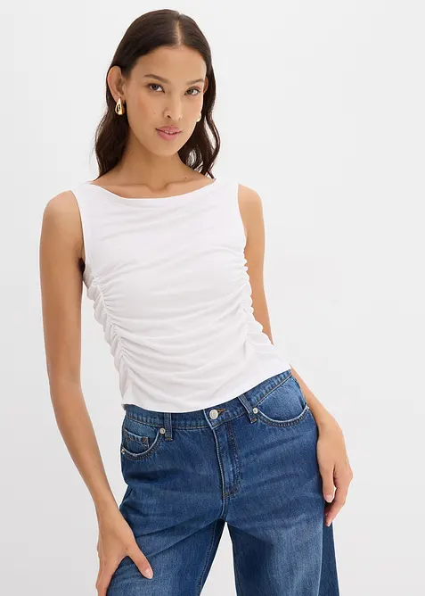 Tanktop van een zachte viscose-mix, bonprix