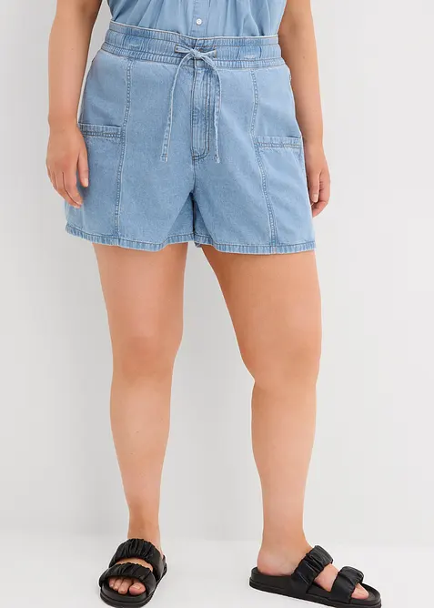 Jeans short high waist, comfortabele band, bonprix
