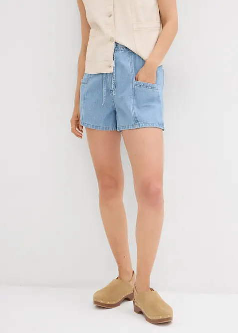 Jeans short high waist, comfortabele band, bonprix