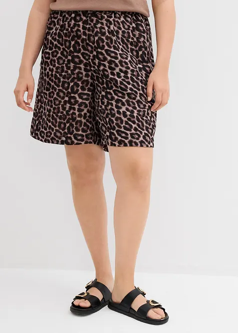 Wijde short van mousseline, bonprix