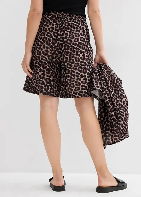 Wijde short van mousseline, bonprix